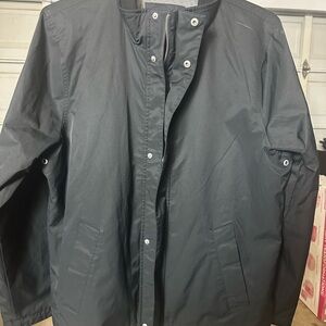 Abercrombie & Fitch Men's Black Raincoat